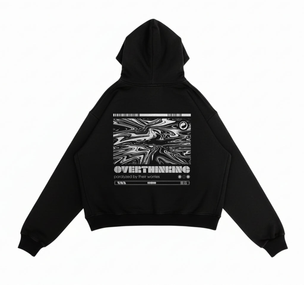 The "Overthinking" Glitch Hoodie
